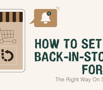 how to set up back in stock forms on Shopify