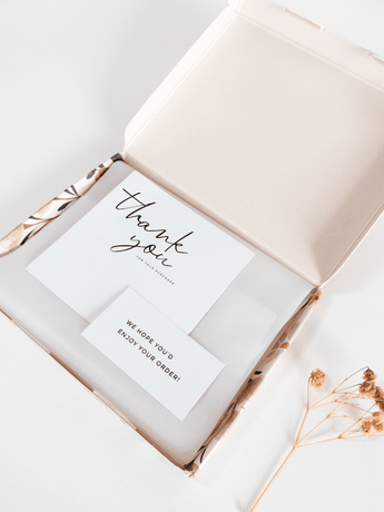 A ABC Box Gardenlumina 4.8" x 6" - Medium thank you card in stylish packaging from impack.co.