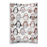 Wrap your gift in cozy style with a penguin pattern blanket and pair it with impack.co’s Penguins Bubble Mailers (6" x 9")—the matching mailer is perfect for gifting or storage.